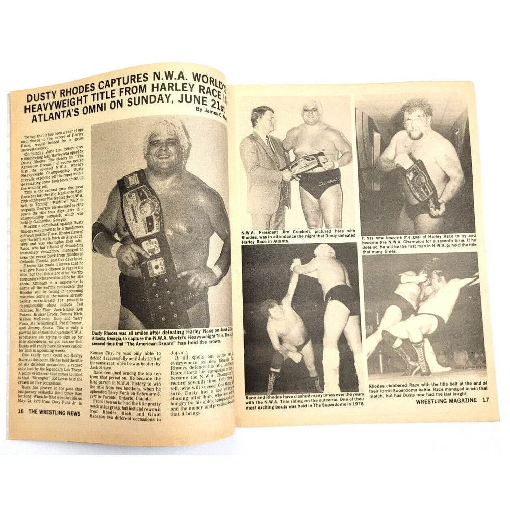 WRESTLING NEWS MAGAZINE- SEPT 1981 - DUSTY RHODES / SPECIAL‎ CHAMPIONSHIP ISSUE